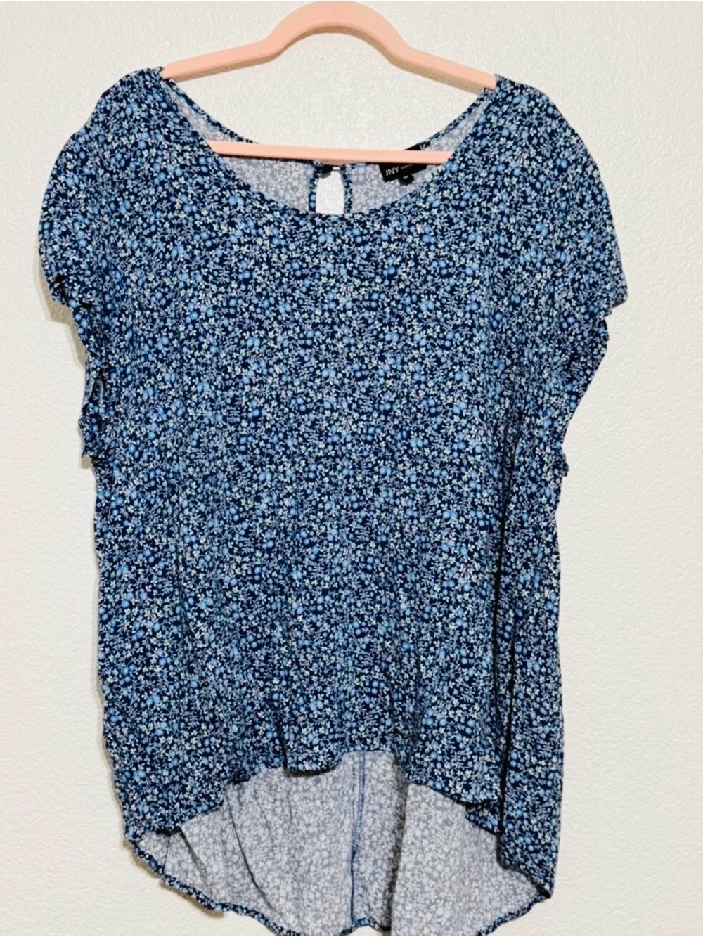 Jones New York Women's Blouse with small flowers 3X